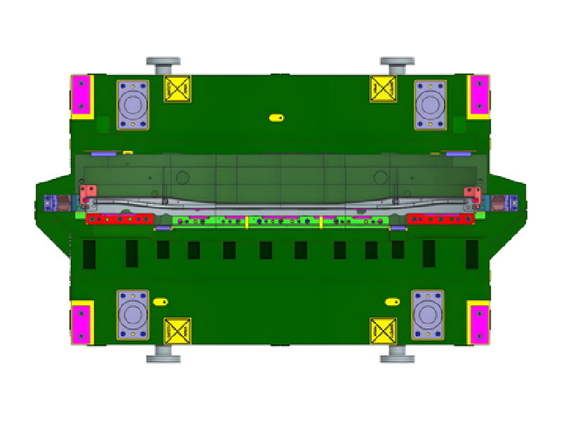 Cold stamping single process die
