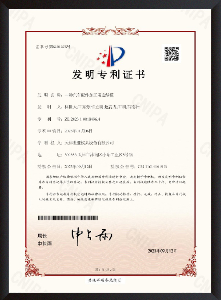 Shiya Group has obtained 12 invention patents