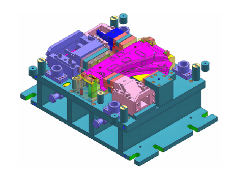Cold stamping single process die