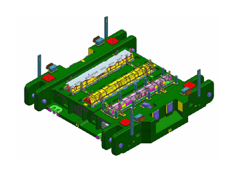 Cold stamping single process die-4
