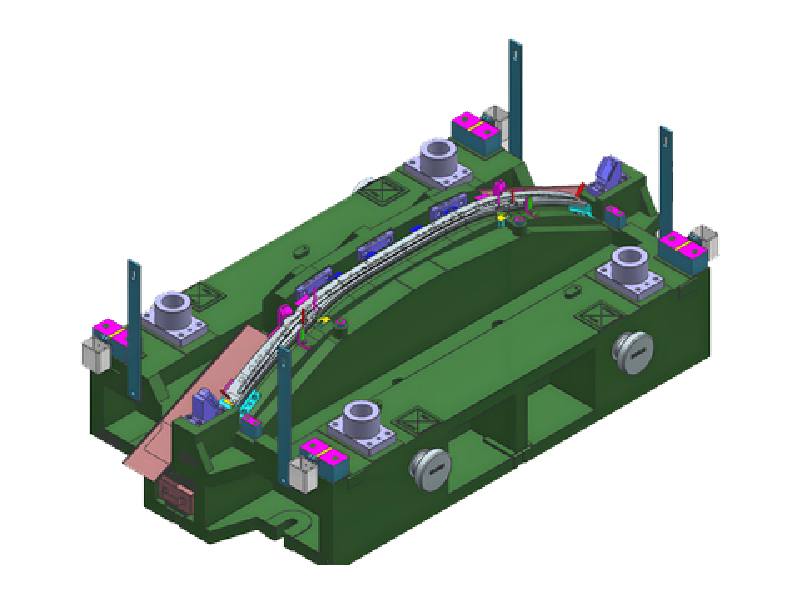 Cold stamping single process die
